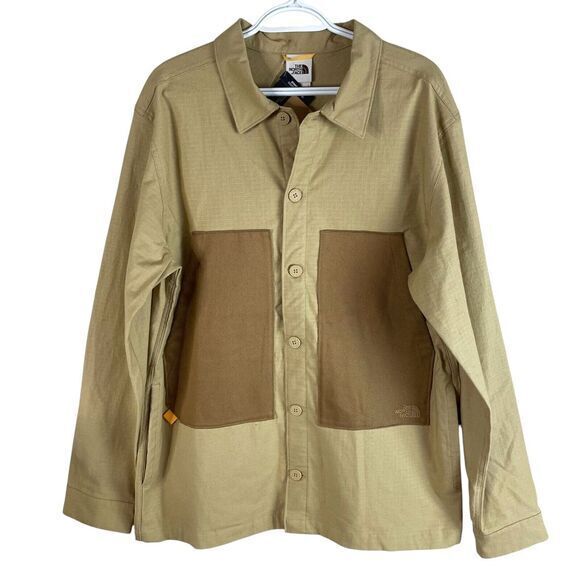 NEW The North Face Mens Field Shacket Shirt Jacket Lg Khaki Utility‎ Brown $110 - Picture 1 of 7